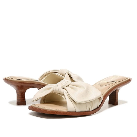 Sam Edelman Darcie Bow Kitten Heel Sandals - Picture 2 of 10